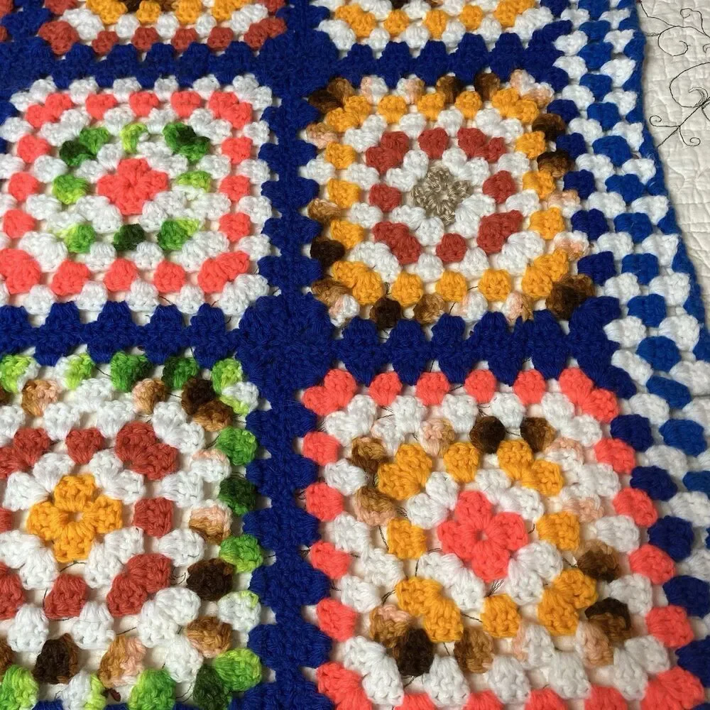Handmade vintage crocheted